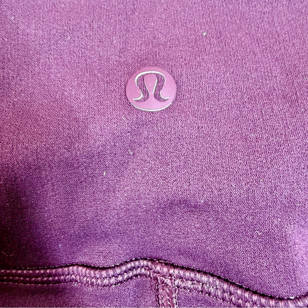 Lululemon 25" Reveal 7/8 Tight Stripes Dark Adobe 4 - Picture 7 of 13